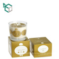 Luxusgold u. Weiße quadratische Pappfolie, die kundenspezifisches Logo-handgemachten königlichen Honig-Geschenk-Kasten-Kasten mit Behälter stempelt